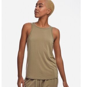🇨🇦 Paper Label ‘Venice’ Olive Green Tencel Tank, XS